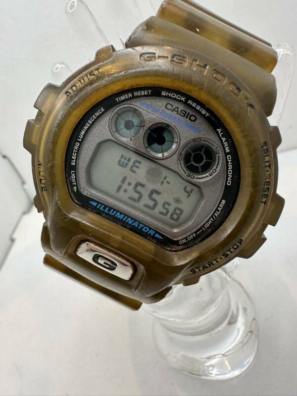 【CASIO 】G-SHOCK 腕時計 DW6900WF 1289 FRANCE98 中古品　わけあり66-9