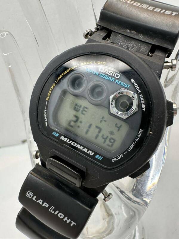 【CASIO】G-SHOCK 腕時計 DW-8400 1289 MUDMAN 中古品　わけあり66-8