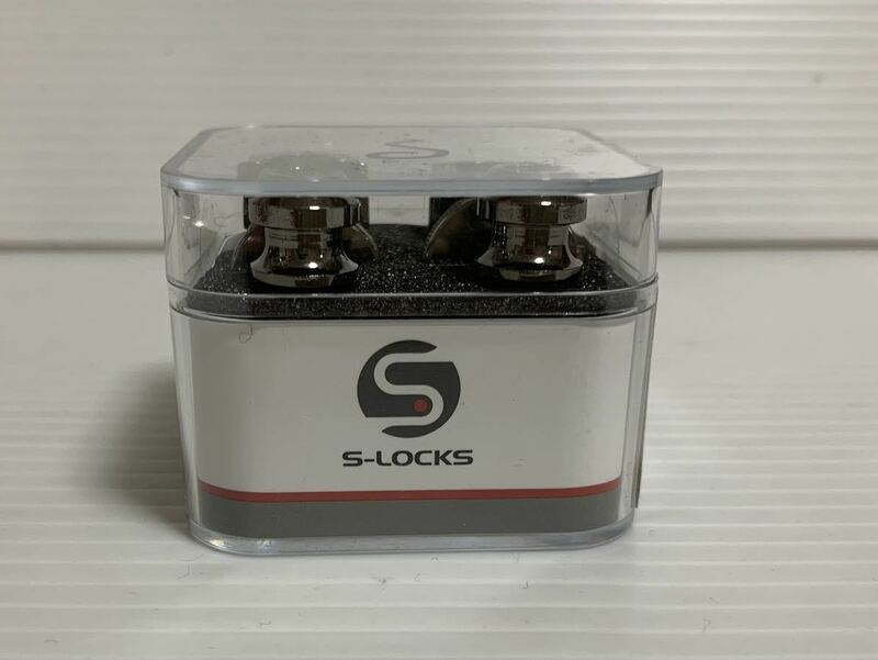 ☆新品 Schaller シャーラー ストラップロックピン S-Locks ルテニウム #14010601/Ruthenium ペア