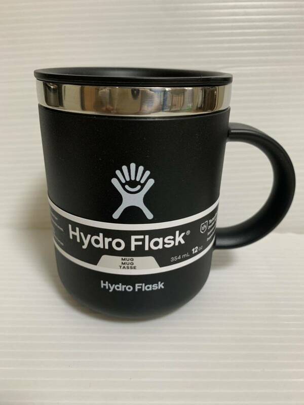 ☆未使用 Hydro Flask ハイドロフラスク COFFEE 12OZ CLOSEABLE COFFEE MUG 354ml 12オンス コーヒーマグ ブラック アウトドア マグカップ