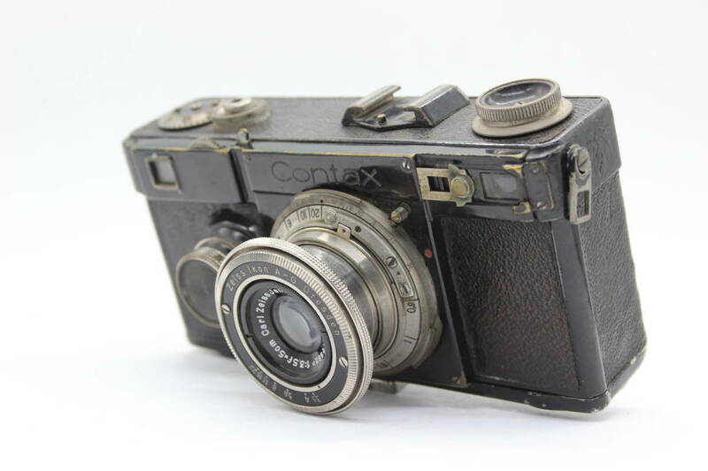 【訳あり品】 Contax ツァイスイコン Zeiss Ikon I型 / A-G Jena Tessar 5cm F3.5 レンジファインダー カメラ s3291
