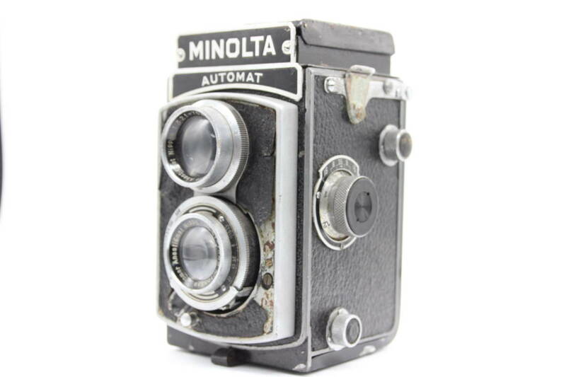 【訳あり品】 ミノルタ Minolta Automat Promar 75mm F3.5 二眼カメラ s3462