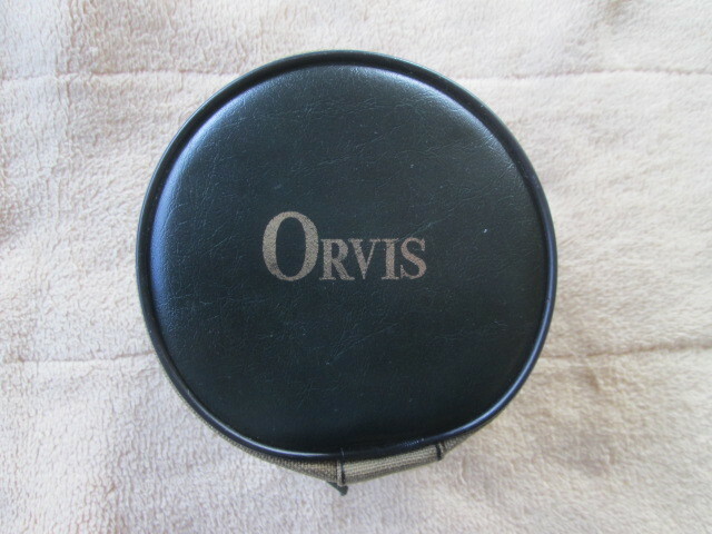 オービス リールケース ORVIS REEL CASE フライ フィッシング　直径約10.5センチ