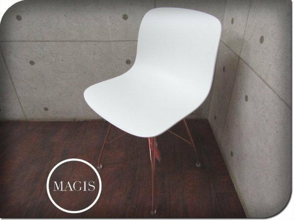 新品/未使用品/MAGIS/マジス/高級/TROY/トロイ/Marcel Wanders/SD3700/WIRE FRAME copper/PP WHITE 1735C/サイドチェア/57,200円/yykn841k