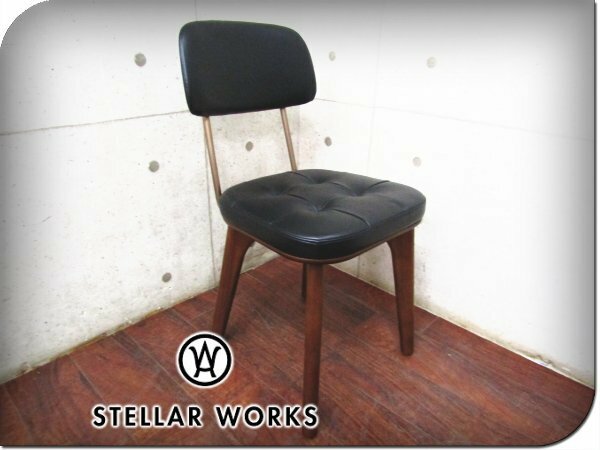 新品/未使用品/STELLAR WORKS/FLYMEe取扱い/Utility Chair U/ユーティリティ チェア U/Neri & Hu/アッシュ/牛革/チェア/159,500円/ft8326k
