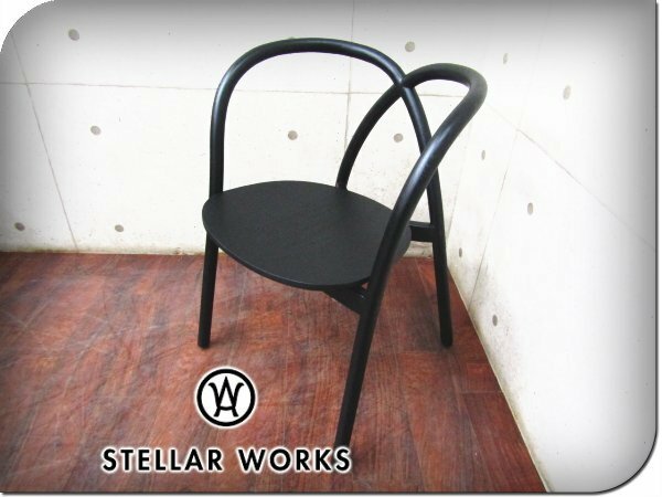 ■新品■未使用品/STELLAR WORKS/高級/FLYMEe取扱い/Ming Chair/ミン チェア/アッシュ材/ブラック/Neri & Hu/チェア/183,700円/ft8310m