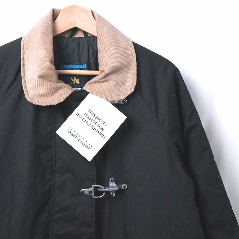 90s ビンテージ SPIEWAK スピワック GOLDEN FLEECE ゴールデンフリース フィヤーマンコート ジャケット 黒 40 USA製