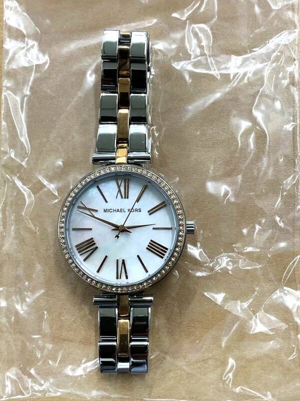 □93 MICHAELKORS マイケルコース MACI 34mm ステンレスLウォッチ [ MK3969 ] 〇店頭展示品 未使用 