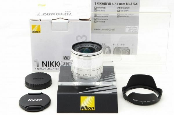 ☆極上美品☆ ニコン Nikon 1 NIKKOR VR 6.7-13mm F3.5-5.6 元箱 付属品 ♯23110404