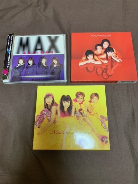 CD MAX MAXIMUM MAXIMUMⅡ MAXIMUM GROOVE初回盤3枚セット
