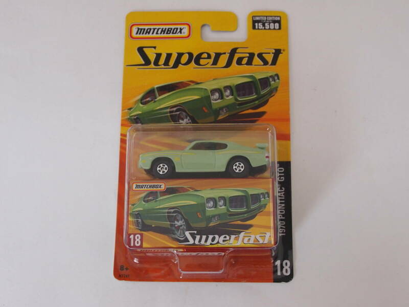 MATCHBOX Superfast No.18 1/64 1970 PONTIAC GTO