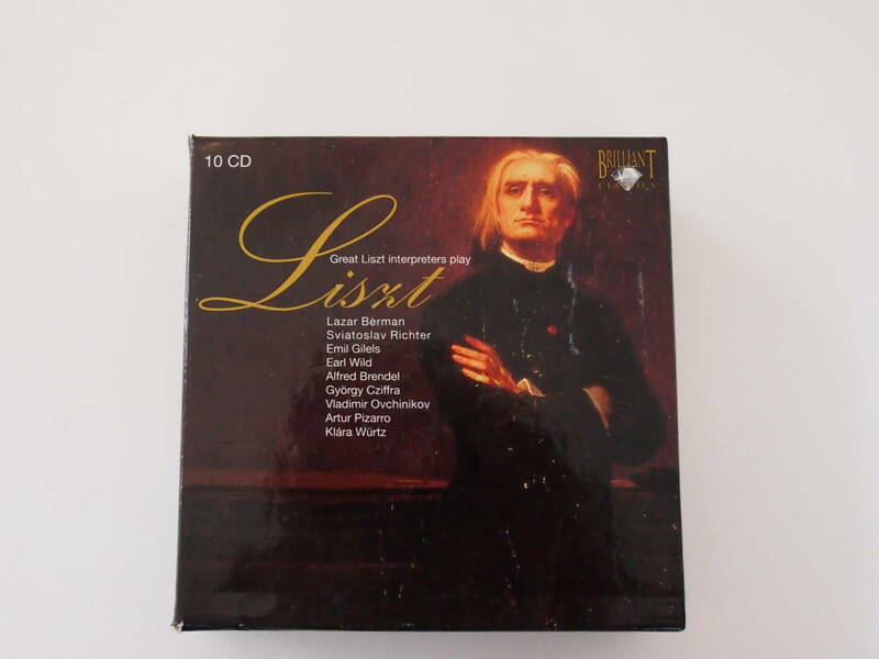 LISTZ GREAT PIANO WORKS : E.Wild, Berman, S.Richter, Cziffra, Gilels, Brendel, etc (10CD)