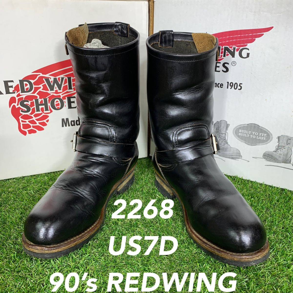 【安心品質1474】完全茶芯ＰＴ91レッドウイング2268ブーツ送料無料7DREDWING