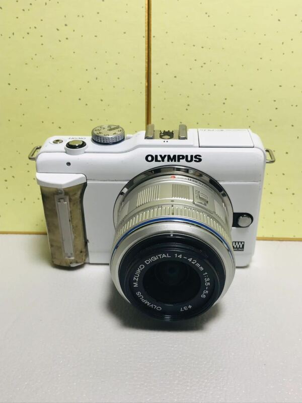OLYMPUS オリンパス PEN E-PL1S+ M.ZUIKO DIGITAL 14-42mm 1:3.5-5.6 ミラーレス一眼カメラ ボディ レンズ