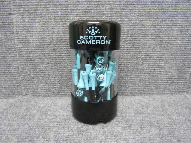 【California Gallery Limited】♪新品[3465] Scotty Cameron Circle T Wood Tee Can TiffanyBlue&Black/スコッティキャメロン/75本入り