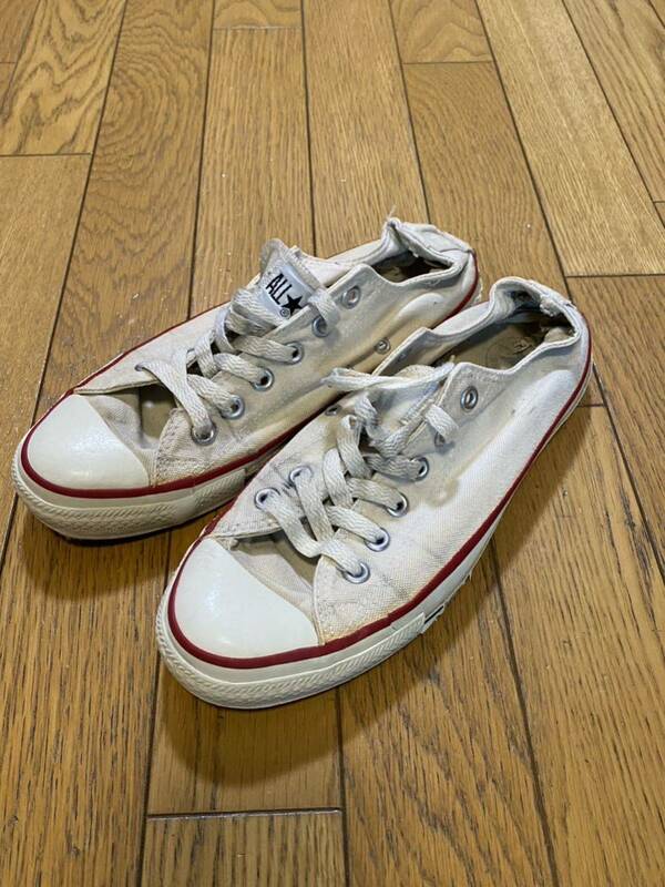 コンバース CONVERSE オールスター US7 USA アメリカ製 生成り