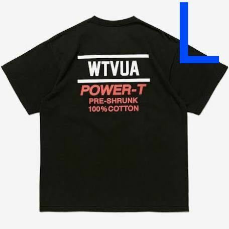 新品 正規品 L 22AW Wtaps POWER-T / SS / COTTON. ONEITA 黒 Black オニータ Tシャツ college カレッジ パワー 23aw 24ss