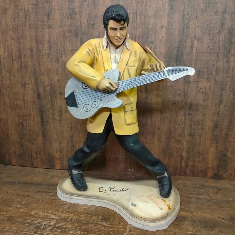 希少 エルビスプレスリー Elvis Presley オブジェ 特大フィギュア 高さ約96cm　110701/240