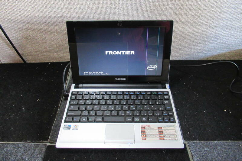 棚20.B881 　FRONTIER Windows7 ノートパソコン FRNU313 メモリ1GB HDD250GB 本体のみ