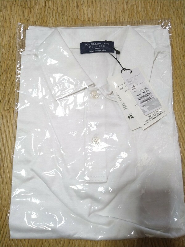 【新品未使用】TOMORROWLAND 高級素材ポロシャツ XSサイズ
