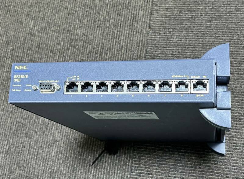 ◆ NEC SN8077 POESWEC-A BF210/8 (PE) 給電HUB 8ポート スイッチングハブ