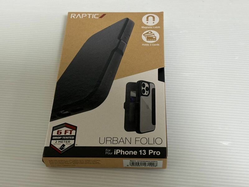 新品未使用　iPhone 13 Pro 手帳型ケース　RAPTIC　Urban Folio