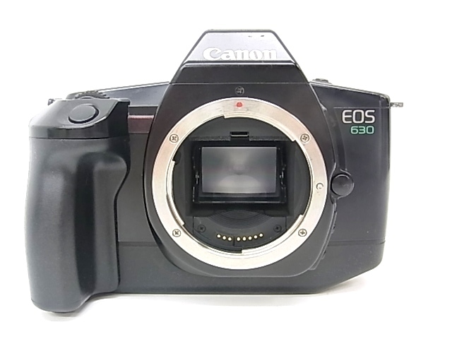 h0450 Canon EOS630 一眼レフ　ブラックカメラ　フイルムカメラ　動作OK　シャッターOK