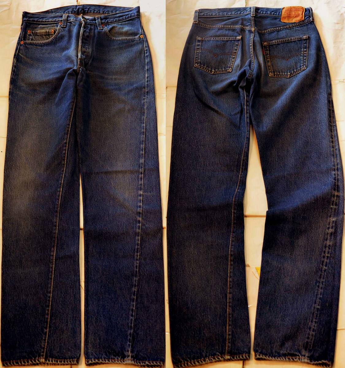 v720/LEVIS501赤耳 ヴィンテージ 極上 濃紺 ヒゲ！