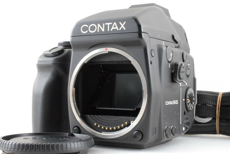 【超美品 保障付 動作確認済】Contax 645 Camera Body AE Finder MFB-1A Film Insert コンタックス 中判カメラ フィルムホルダー #Q5723