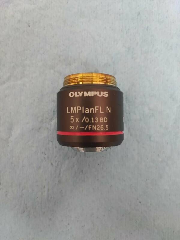OLYMPUS / オリンパス / 対物レンズ / 顕微鏡 / LMPlanFL N / 5×/0.13BD / ∞/-/FN26.5