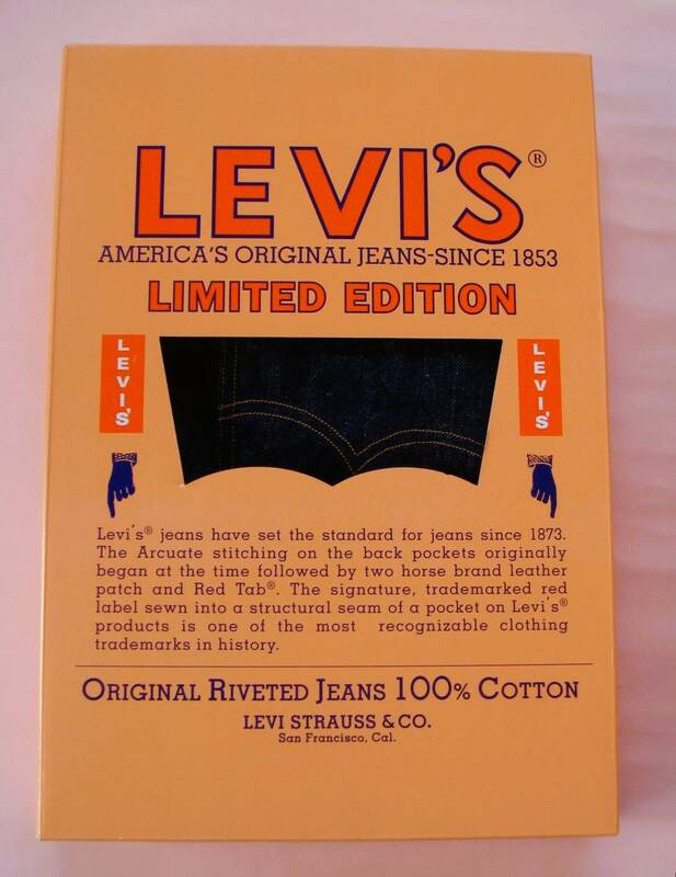 LEVI’S VINTAGE CLOTHING最古のジーンズ17501-0002 501XX 限定モデル 赤耳付き ヴィンテージデニム 1917年ＭＯＤＥＬ 専用箱入 チラシ有り