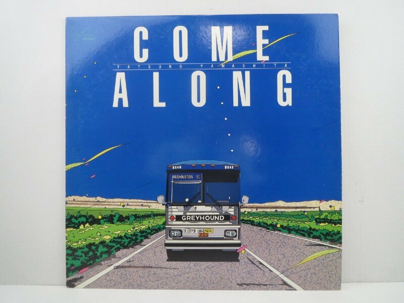 ♪山下達郎 / COME ALONG ( カム・アロング ) LPレコード AIR-8003♪経年USED品