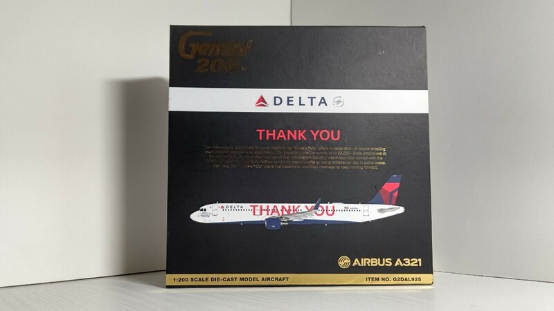 1/200 Gemini200 / DELTA AIRLINES デルタ航空 AIRBUS A321 旅客機