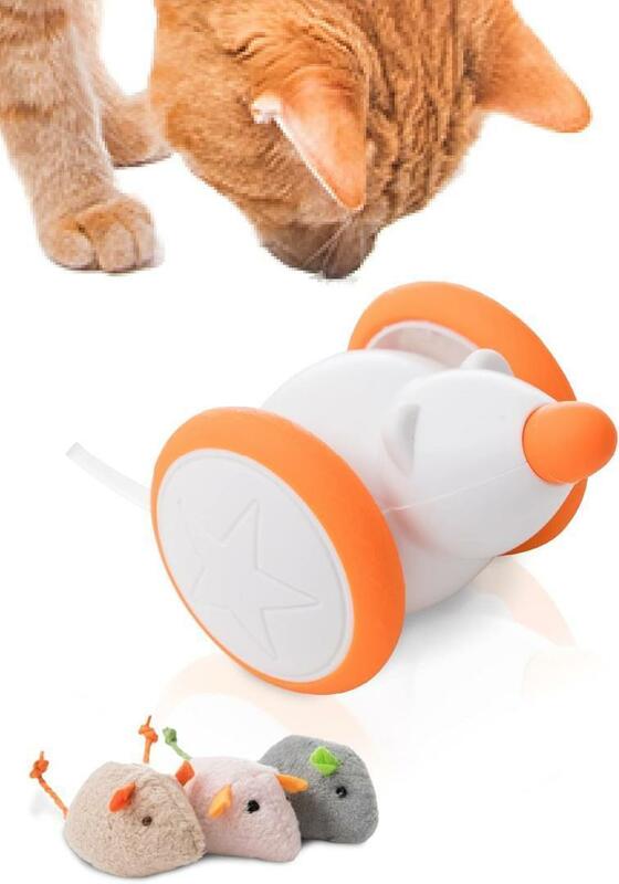 su589 猫 おもちゃ 自動 ネズミ マタタビ ぬいぐるみ3ヶセット