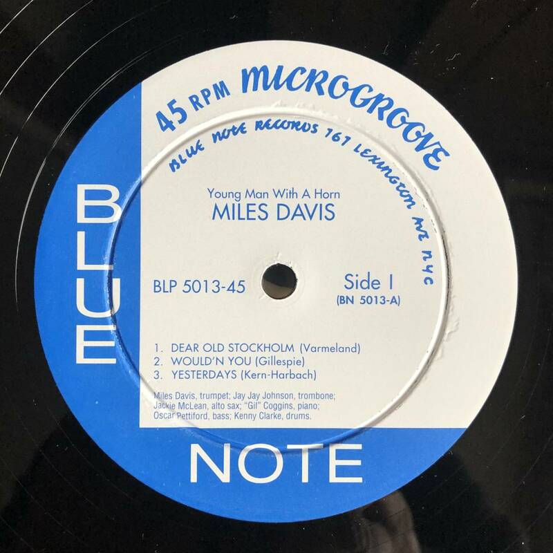 Miles Davis / Young Man With A Horn / Classic Records BLP 5013-45 / 45rpm重量盤/マイルス・デービス