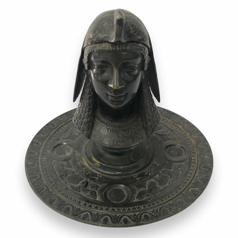 希少 ブロンズ像 エジプト 彫刻 香炉 アンティーク 美術品 骨董品 インテリア 置物