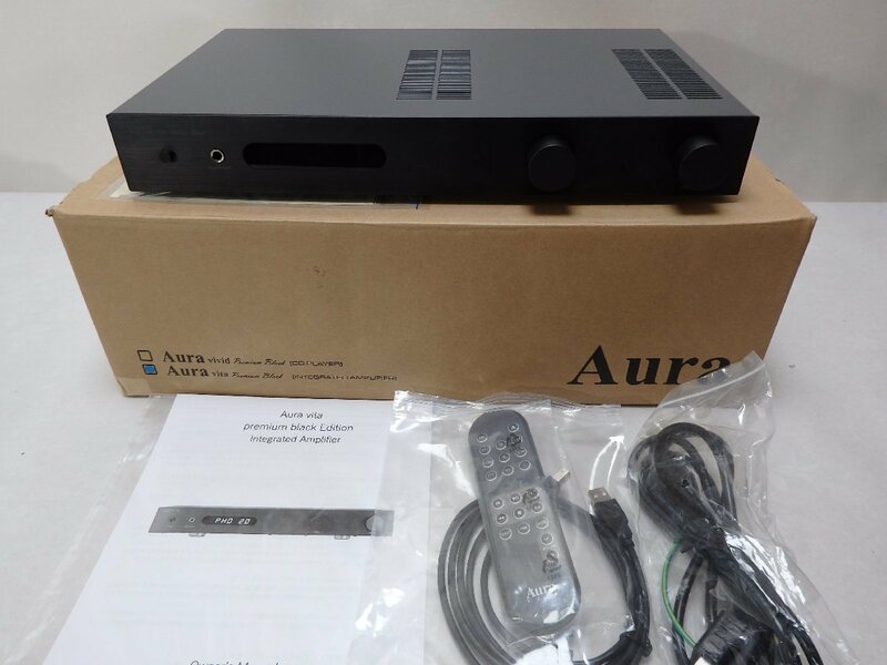 美品 Aura Vita Premium Black Edition Integrated Amplifier オーラ プリメインアンプ