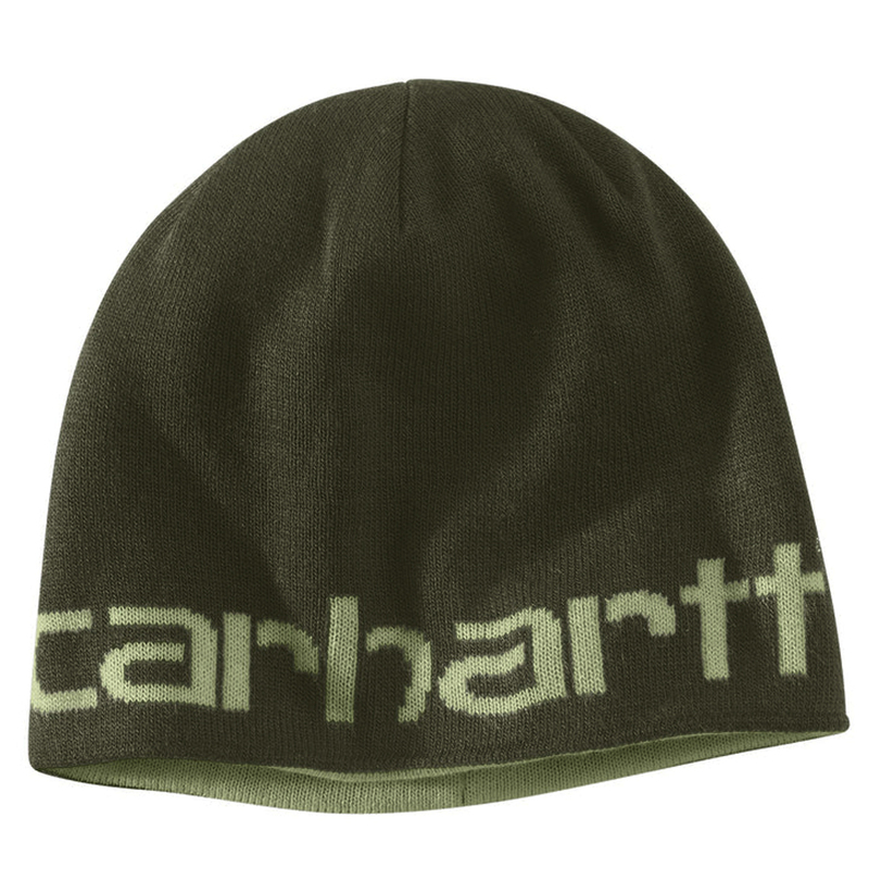 【新品本物 USA購入】Carhartt カーハート■ KNIT REVERSIBLE BEANIE ■ カーキ ■100137 リバーシブル ニットキャップ ビーニー