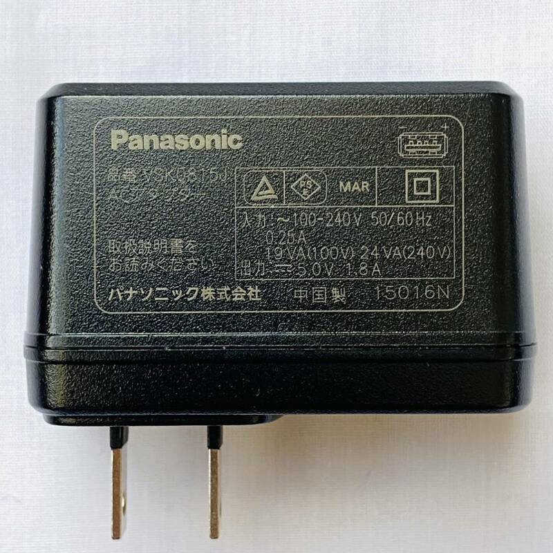 panasonic パナソニック ビデオカメラ用 ACアダプター VSK0815J 純正品 中古 動作確認済み 現状品