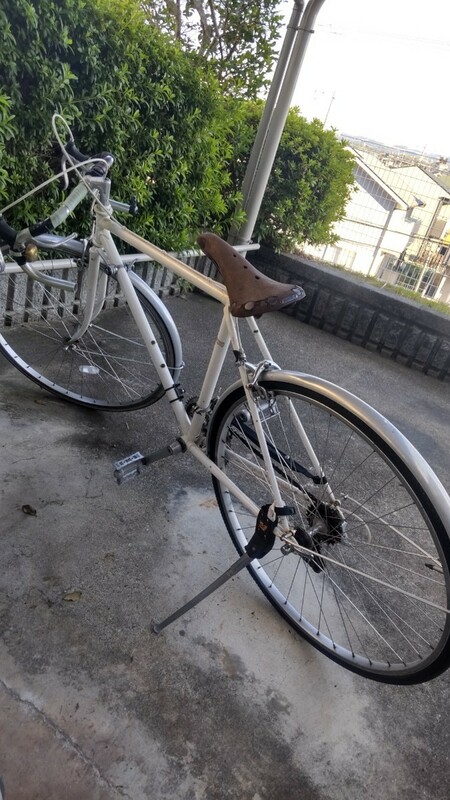 中古自転車　引取、奈良市 自転車 ロードバイク ランドナー ビゴーレ VIGORE ブルックスサドル