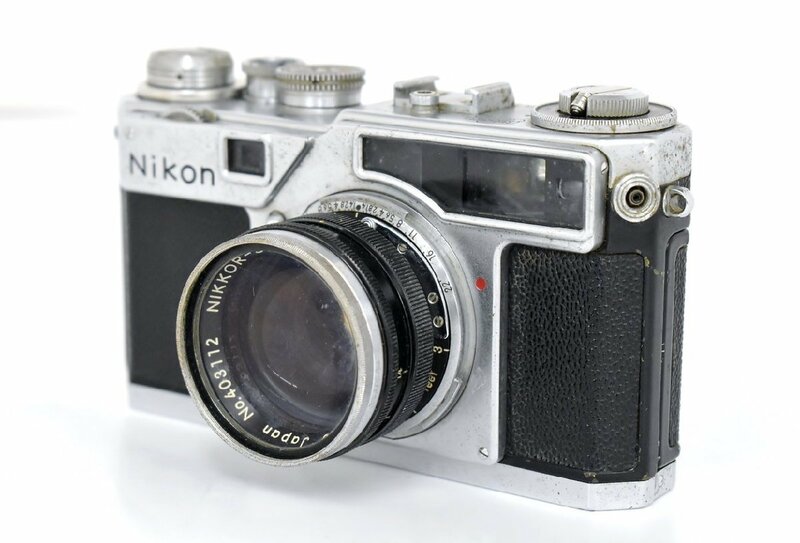 フィルムカメラ NIKON SP レンズ NIKKOR-S/1：1.4 f=5cm ニコン レンジファインダーカメラ → 2311LS175