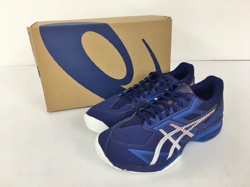 アシックス asics メンズ PRESTIGELYTE 4 OC 26.0cm DIVE BLUE/WHITE 1043A013-400 テニスシューズ 未使用 2311LT057