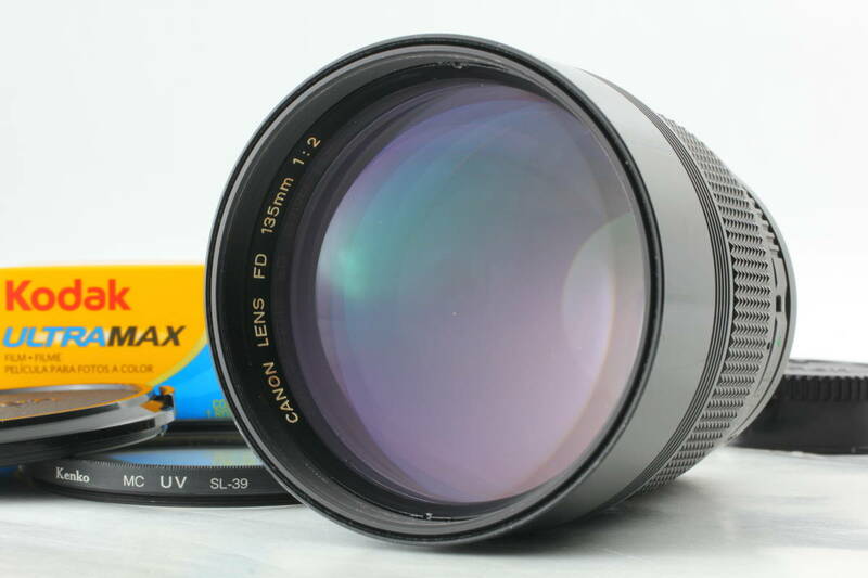 Canon New FD NFD 135mm f/2 f2 Manual Focus MF Telephoto Lens