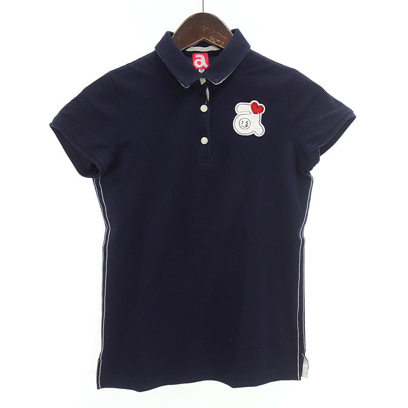 【特別価格】archivio GOLF ゴルフ ロゴ ワッペン 半袖 ポロシャツ Tシャツ