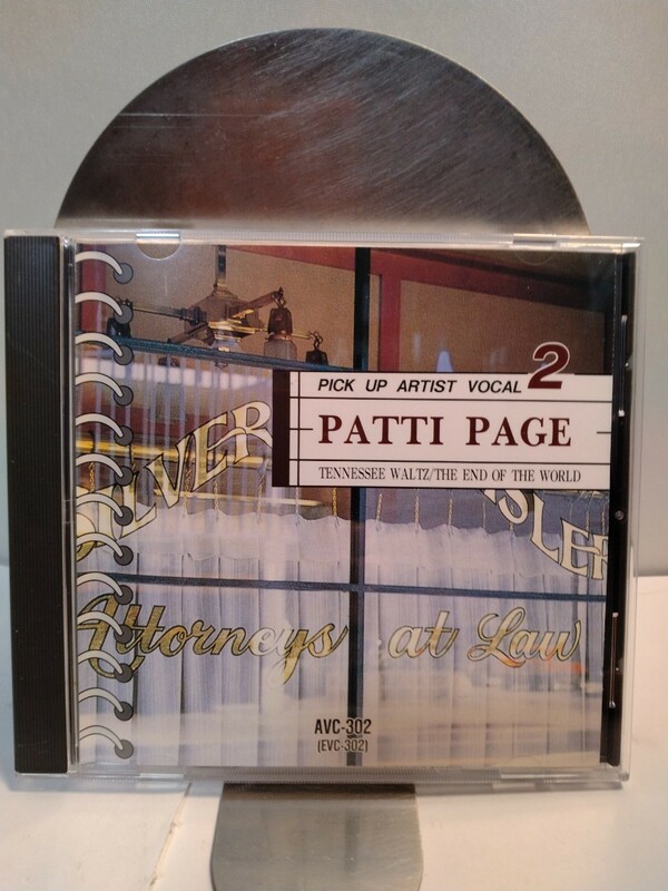 CD　PATTI PAGE テネシーワルツ　PICK UP　ARTIST VOCAL2 Tennessee Waltz パティ　ペイジ