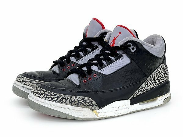 NIKE AIR JORDAN 3 RETRO CDP 340254-061 US9 27cm ナイキ エア ジョーダン カウントダウン パック ブラック セメント ジャンク