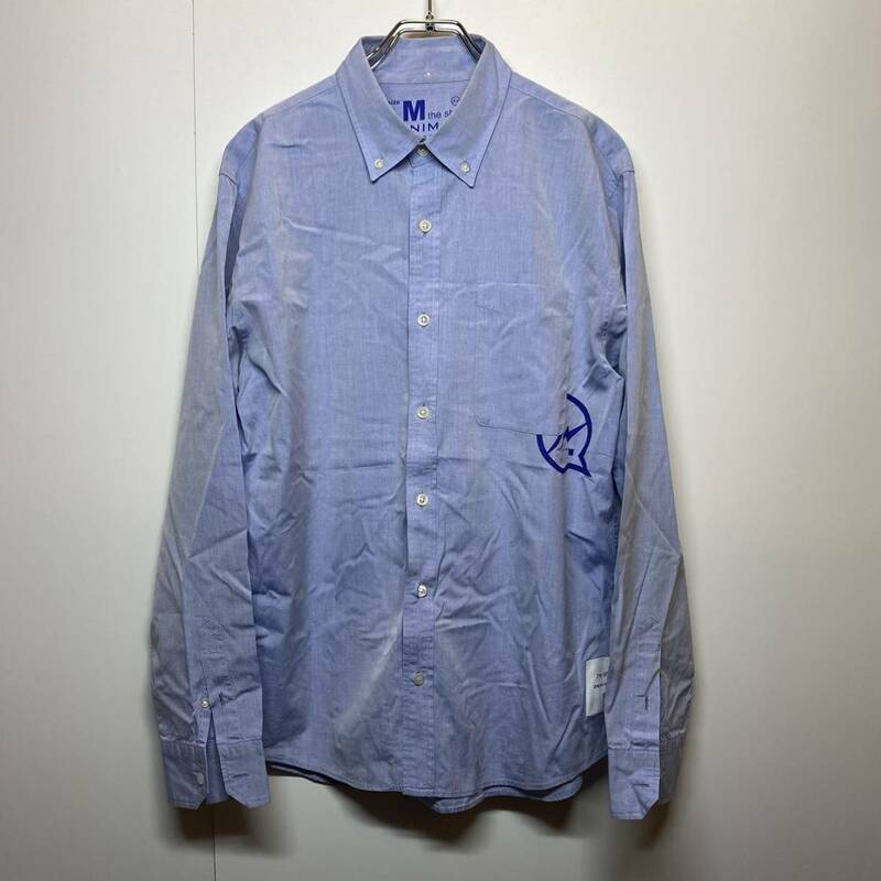 【M】DNENIM BY VANQUISH FRAGMENT broadcloth BD shirt ヴァンキッシュ フラグメント ブロードクロス ボタンダウン シャツ (VFS1050) F117