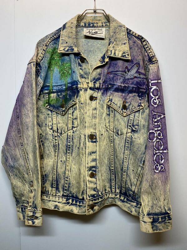 1980s Tony Alamo Los Angeles denim jacket 80年代 ヴィンテージ トニーアラモ ロサンゼルス デニム ジャケット Gジャン F147