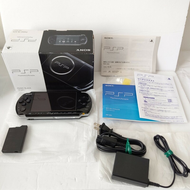 SONY　PSP3000 ピアノブラック　プレイステーションポータブル　ソニー