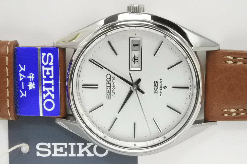 諏訪精工舎56KS後期型☆ 1975年1月製 SEIKO キングセイコー 5626-8001自動巻紳士腕時計 純正SEIKOベルト 国産名機高級品